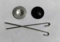 J de alumínio engancha as arruelas de 2.5mm Pin Dia Solar Panel Clips With que instalam a malha do painel solar