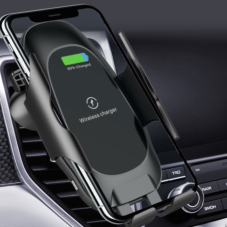 заряжателя телефона автомобиля 10W быстрый поручая Ци зажимать беспроводного автоматический