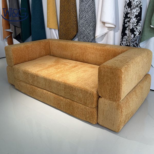 Modern High Density Reclining Leisure Convertible Modular Sofa Bed Eco-Friendly Tufted Back Folding Compressed Design for Living