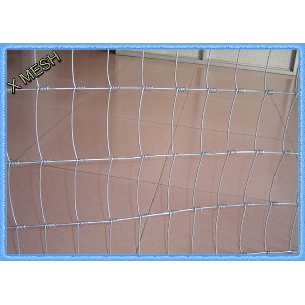 Панели с проволочной сеткой с высокой степенью растяжения с оцинкованным швом 1,5 м для овец и коз