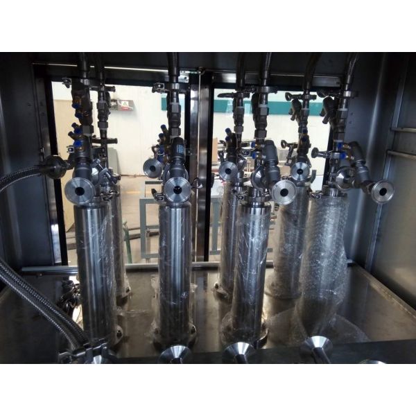 Lube / Olive Edible Oil Filling Machine Manual With High Measurement Accuracy