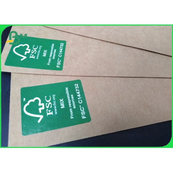 High BF Recycled Natural Linerboard 160 - 220gsm Kraft Paper For Pallet Liners