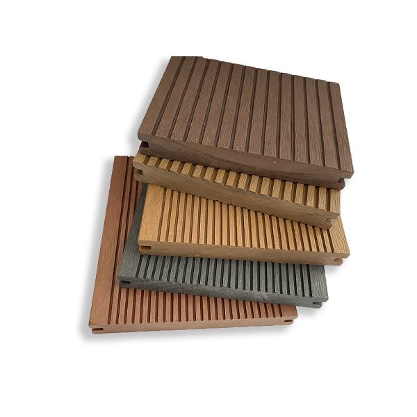Double Sided WPC Decking 140x30mm Grooved Anti Slip Composite Outdoor Flooring Spa