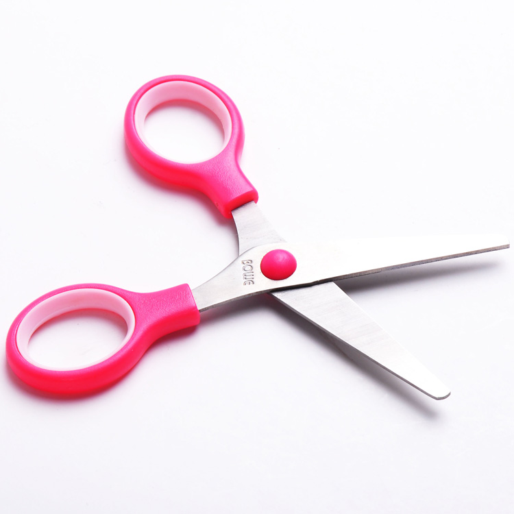 Hot selling wholesale OEM stationary fancy children safety paper cutting mini scissors