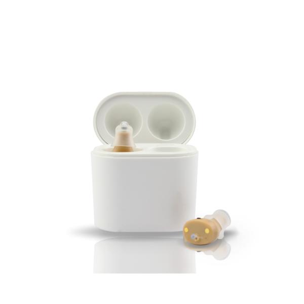 Deafness White Hearing Aids 100% Rechargeable Micro Bionic Sound Amplifier