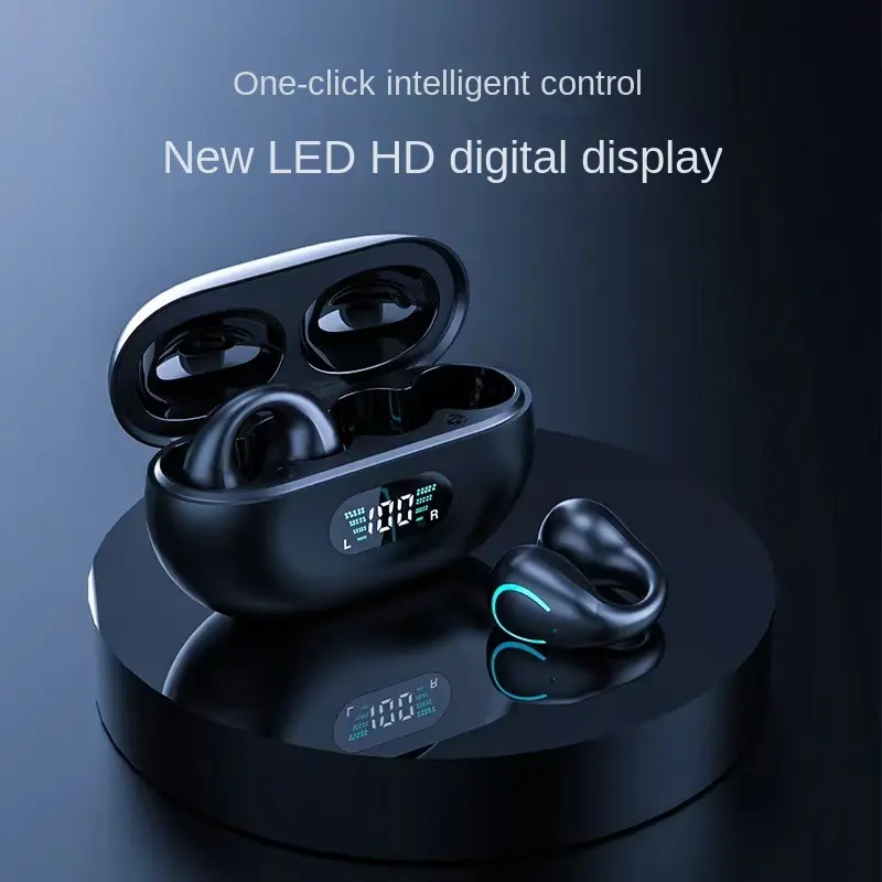 Зажим на шлемофоне Mic анти- потерянной костной проводимости наушников Bluetooth спорт беспроводном говоря