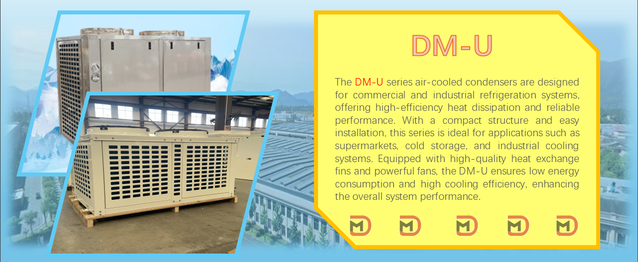 1/2 HP Fan Motor Single Speed Freezer Room Condensing Unit for Low Temperature Storage
