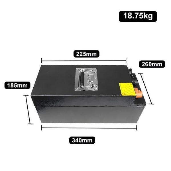 CLF Square Lithium Battery Pack 24V 80Ah High-Power Energy Storage Lithium-Ion External Battery