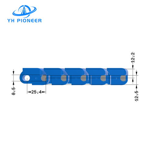Industrial POM Conveyor Chain Plate Heavy Duty Sideflex Table Top Chain