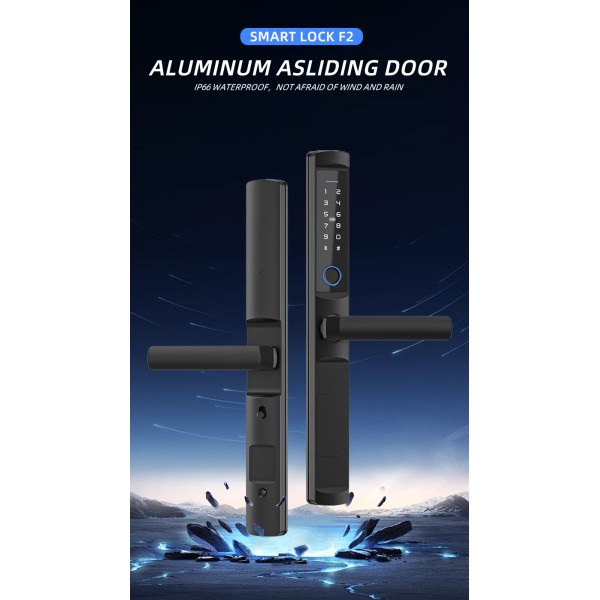 YAGU Intelligent TT Biometric Code Fingerprint App Smart Door Locks Smart Aluminum Door Lock With TTlock App