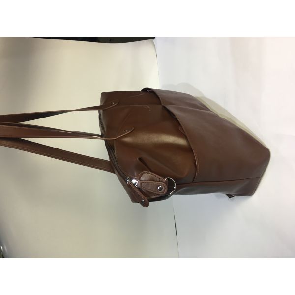 Neutral PU Leather Baby Changing Bag , Messenger Diaper Bag 18