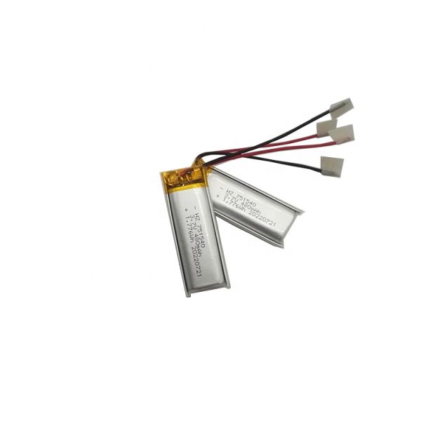 3.7V 480mAh CE Certified Lithium Polymer Battery with Customizable Connector for Torch Light and Electronics