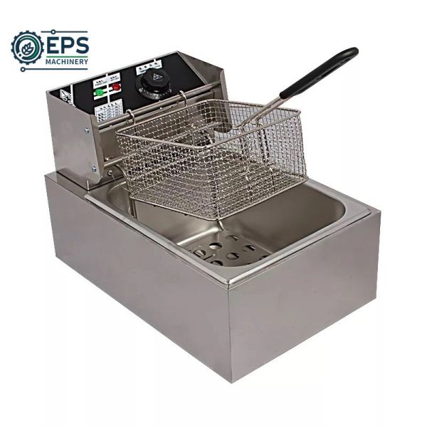 405X241X204mm Commercial Portable Deep Fryer for Mobile Food Businesses Large Capacity
