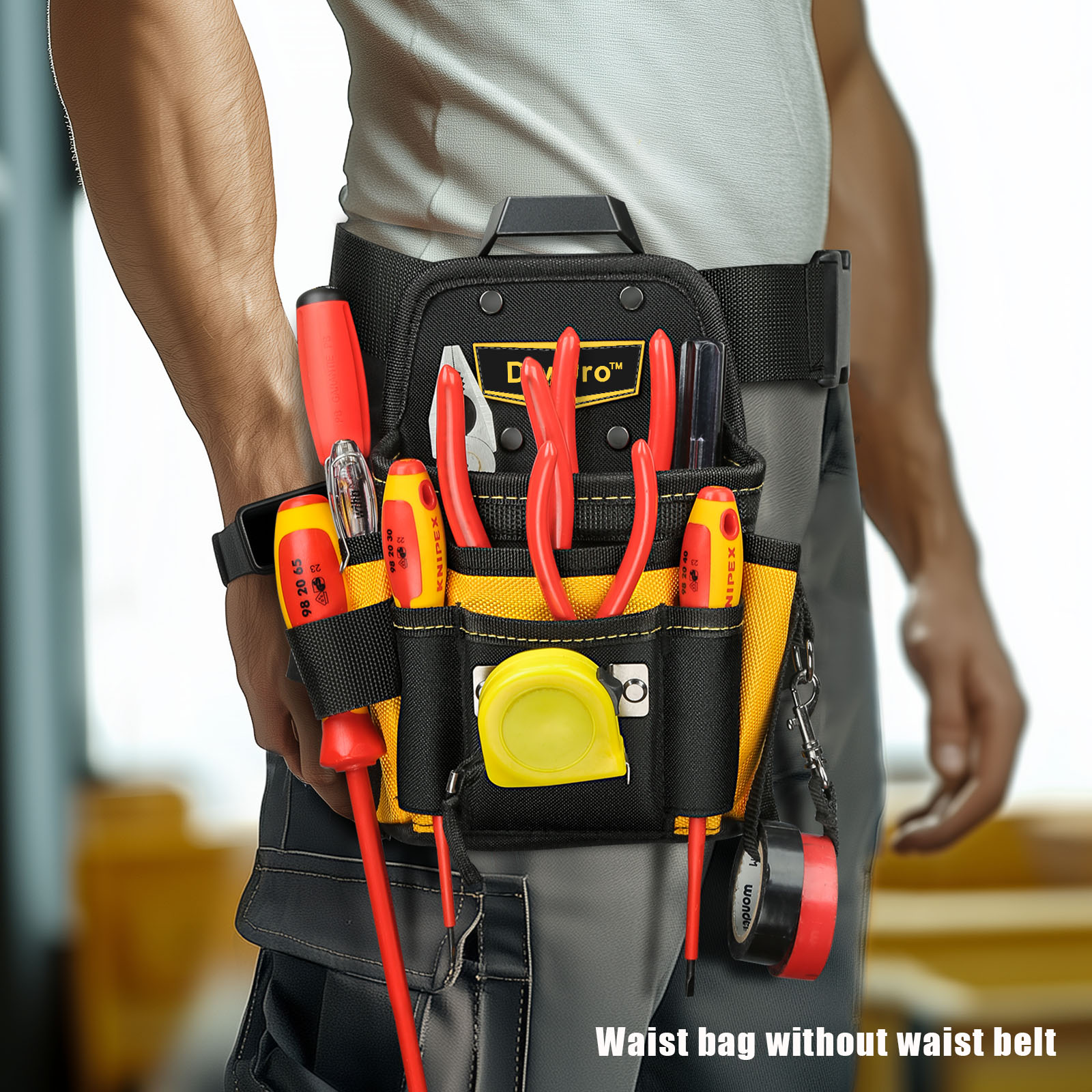 Multi Functional Repair Tool Waist Bag Clip-on Tech System  Electrition Tools Bag Tool  Waist Bag