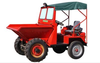 Hydraulic Mini Site Dumper , Self Loader 1 Ton Loading Skip Loading Dumper