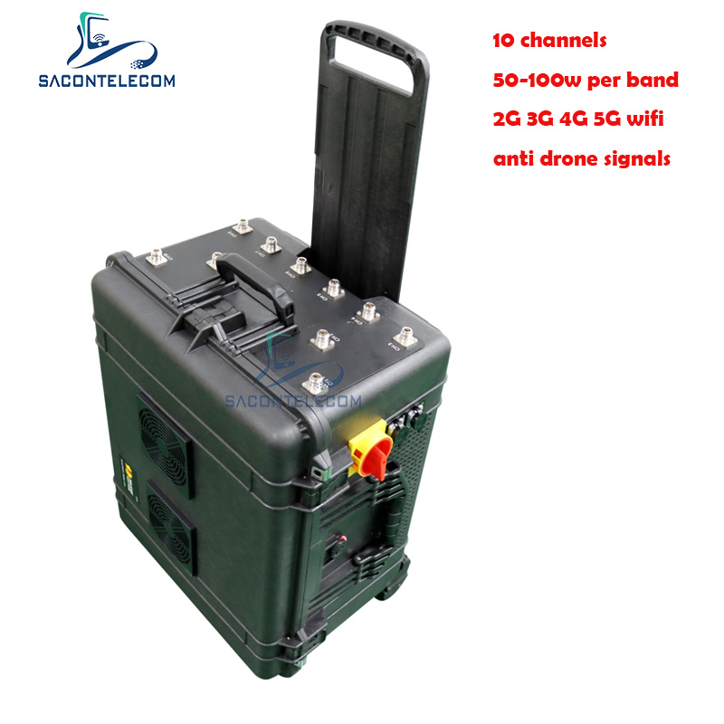 10 антенн 300м дальность конвой бомбы джаммер высокая мощность 500w Draw Bar Box