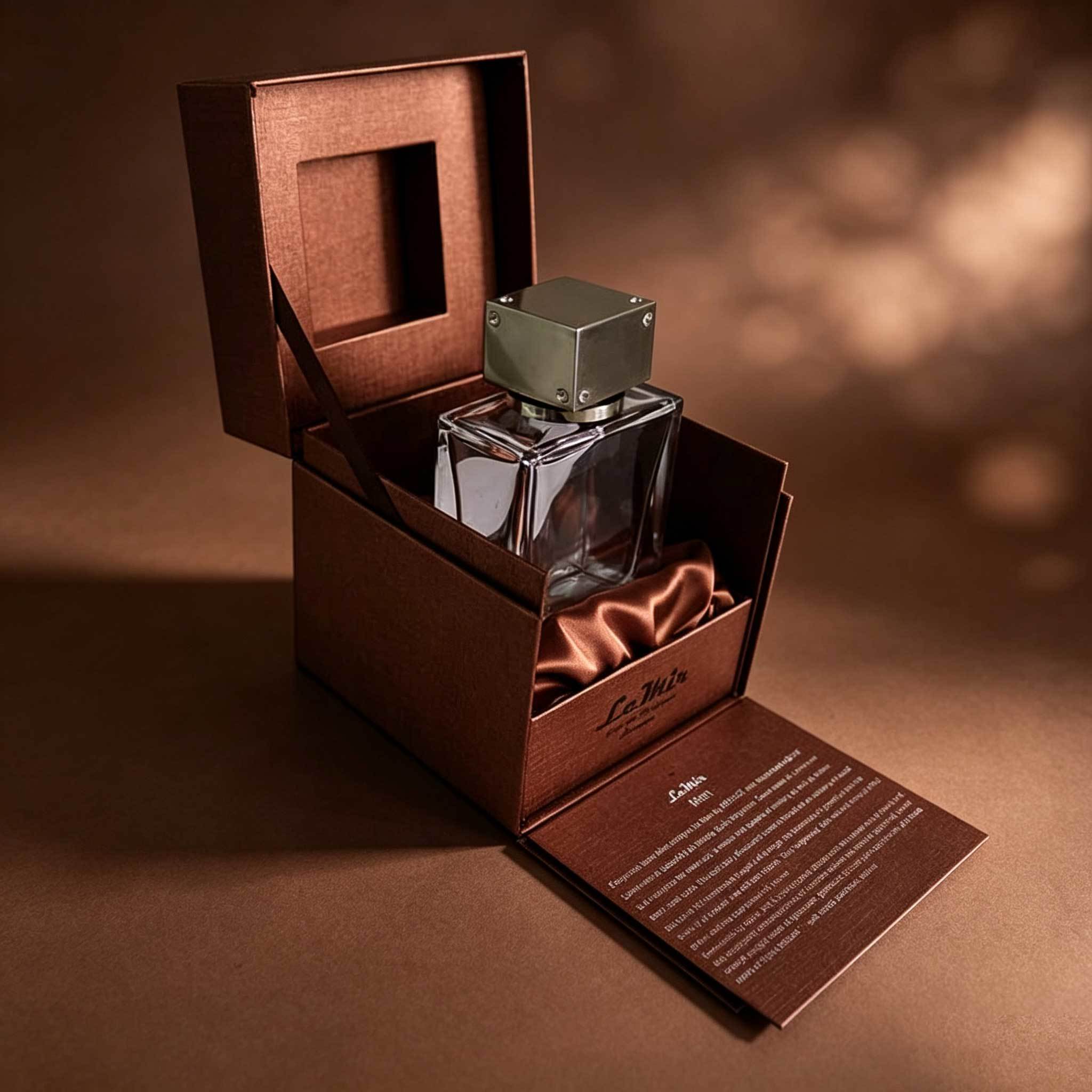 Custom Satin Lined Luxury Perfume Gift Box With Logo