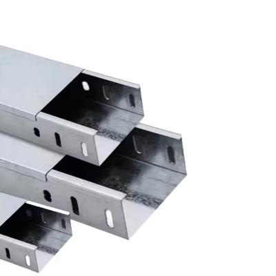 Pre Galvanized Stainless Steel Cable Tray Ventilated Trough 50mm For Easy Installation