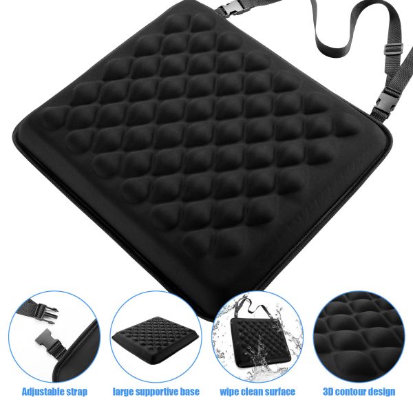 Waterproof Gel Foam Cushion for Pressure Sores Prevention in Adults' Wheelchairs
