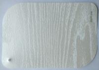 Folha de madeira da membrana do PVC da textura da cor branca para a decoração da superfície da mobília