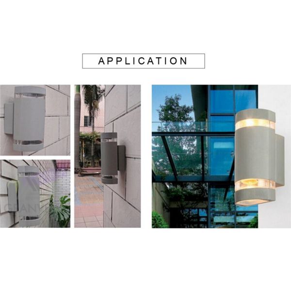 No Humming External Led Up And Down Wall Lights 6 Wattage Long Service Life