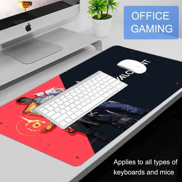 Rubber Overlocked Valorant Pattern Printed Computer Mat Custom Xxl Gaming Mouse Pad
