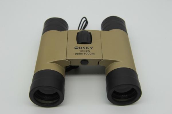 Lightweight Compact Folding Binoculars , 10x25 Compact Binoculars For Concert