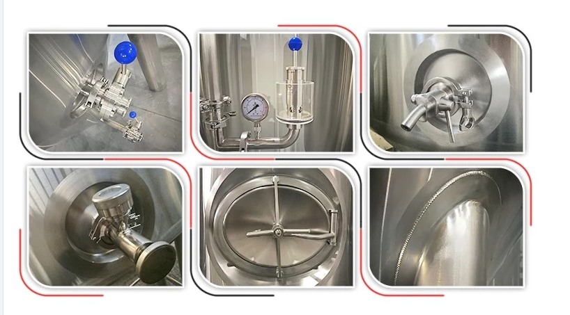 500L 1000L Micro Beer Brewing Equipment , Microbrewery Equipment Long Life