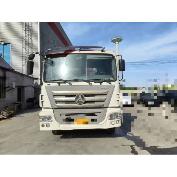25m Truck Mounted Pump Used Concrete Mixing Plant with Semi-Dry Shotcrete Type in 2011