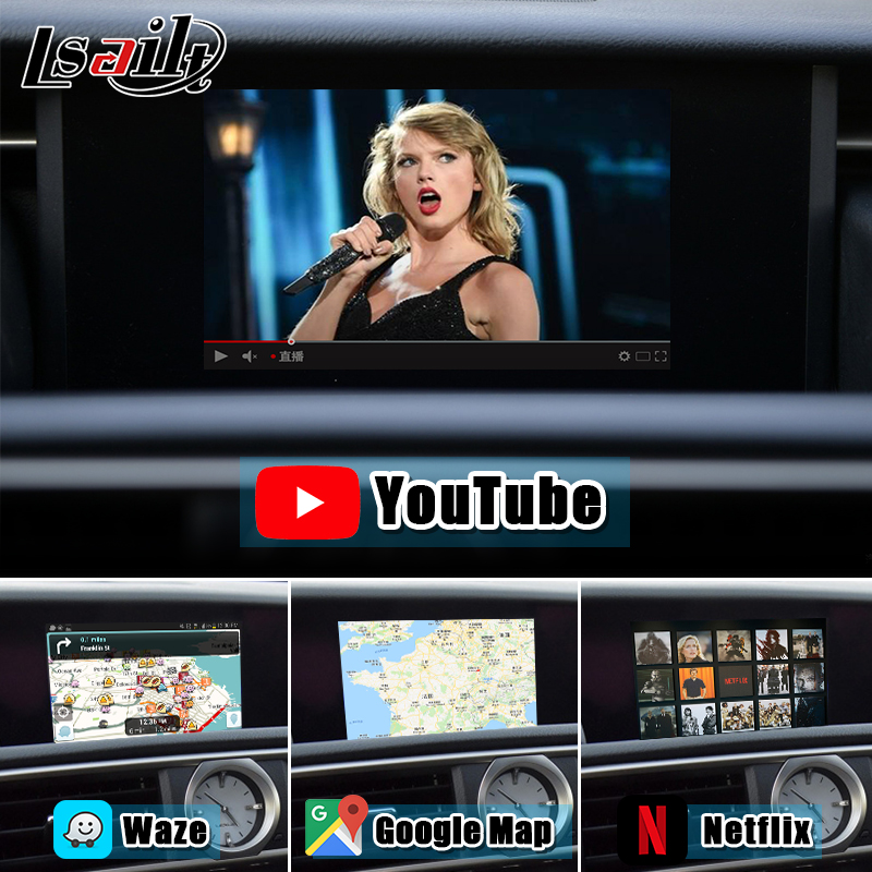 PX6 RK3399 CarPlay/интерфейс андроида на Lexus 2013-2021 RC с автомобилем андроида, NetFlix, YouTube RC200t RC300h