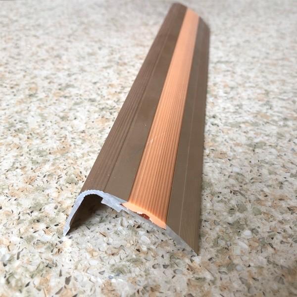 Stair Nosing Aluminum Tile Trim  Non Slip Brass For Stair Edge Protection