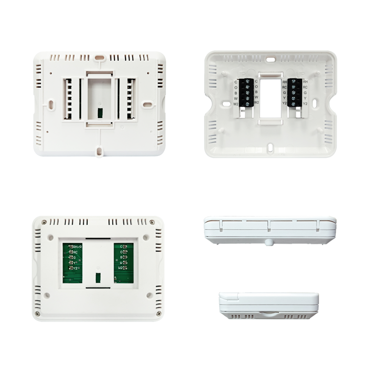 24V Wired Programmable Heat Pump Thermostat Providing 5 Minutes Compressor Delay Protection Engineered For HVAC Scheduling