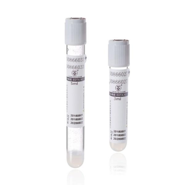 Rubber Plug 6ml PET NAT Blood Collection Vials For Hospital