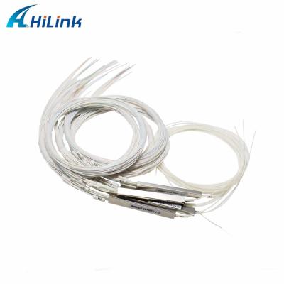 Tipo de aço de fibra ótica fibra desencapada Hilink do tubo da solução 1*2/4 do WDM do divisor do PLC de 0.9mm