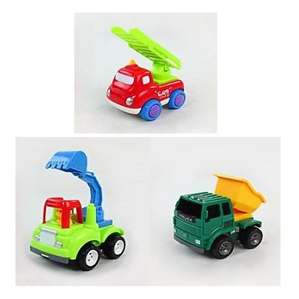 Pretend Play Kids Toy Vehicles Push And Go Friction Powered Car Toys