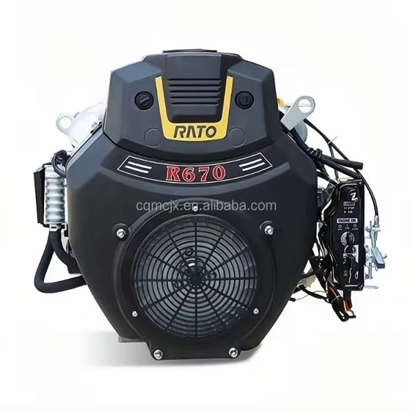 Rato R670 21HP 670cc V Twin Double Cylinder OHV Gasoline Engine 457*351*460mm 45kg