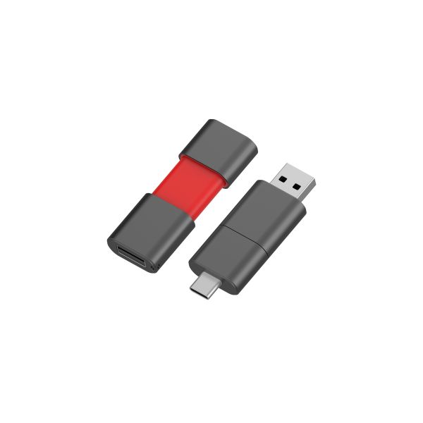 Fast Speed Type C With Usb 3.0 And USB 2.0 Flash Drive Slide Shape Match CE,FCC,ROHS