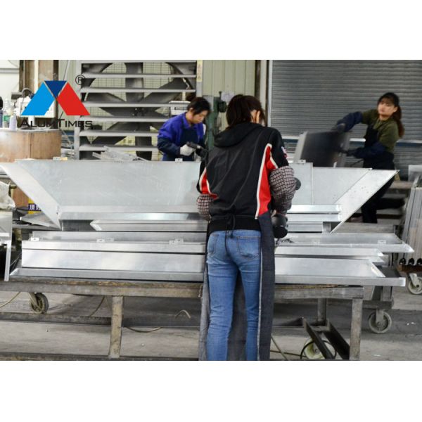 Anti Corrosion Aluminium Perforated Panel , Custom Aluminium Exterior Wall Cladding