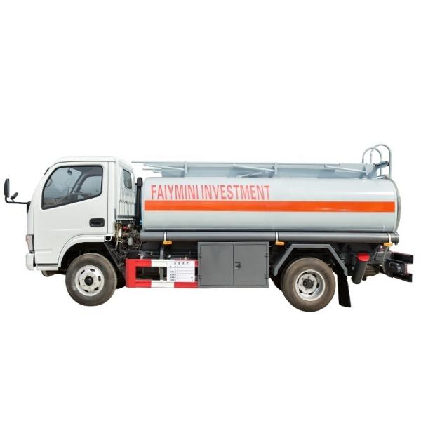 6000L Fuel Oil Tanker Truck 4x2 Drive Wheel Diesel And Petrol Tanker Truck