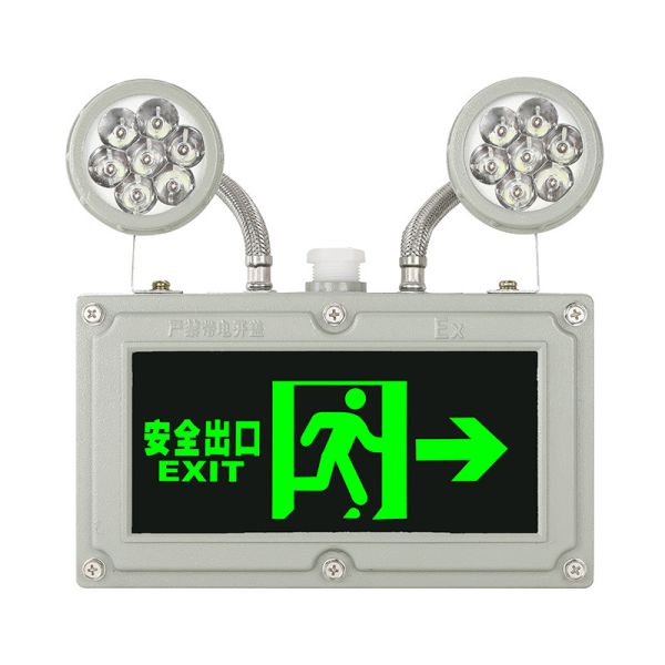 Double Head 2*5W Explosion-proof Emergency Light for Fireproof Chemical Evacuation