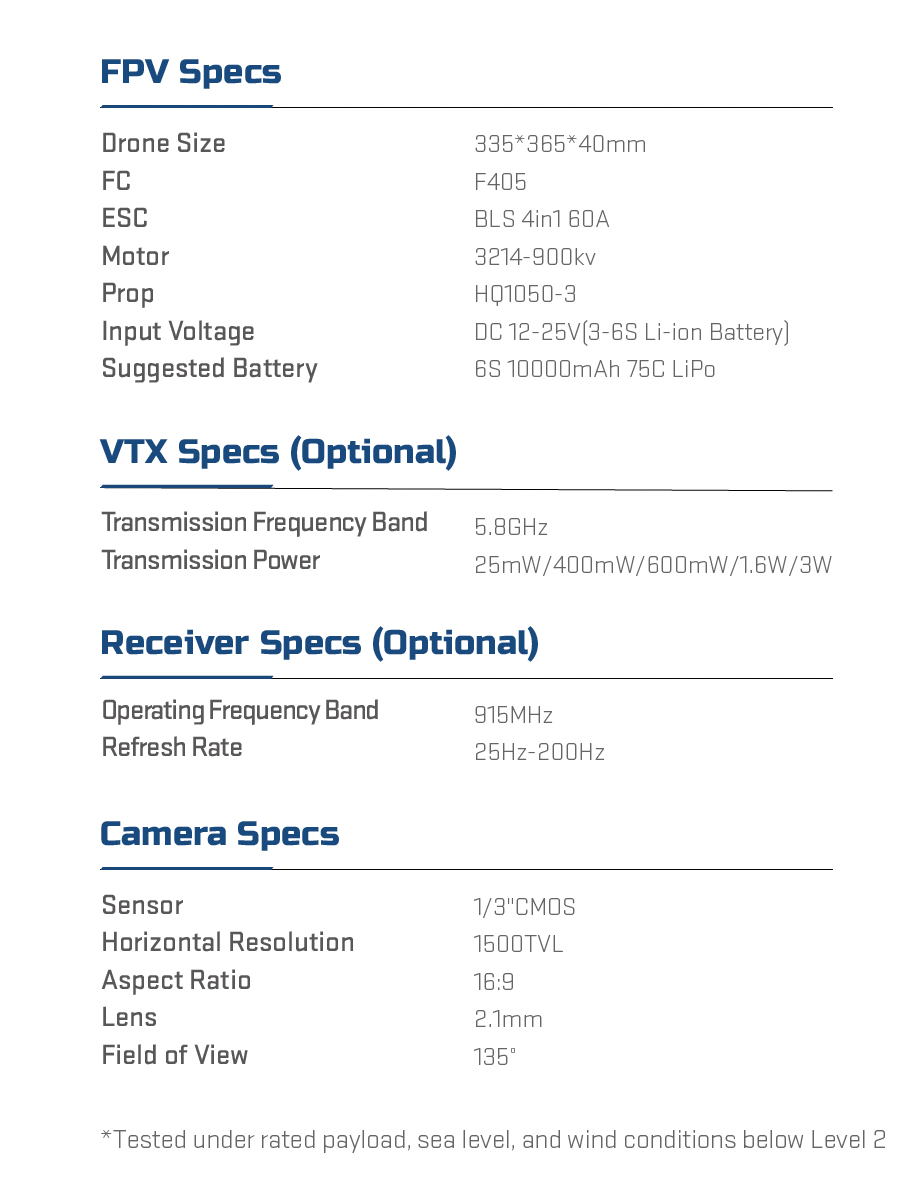 10-inch FPV Racing Drone with AI-Powered Auto-Tracking and 1.2 km Range for Long-Distance Flight