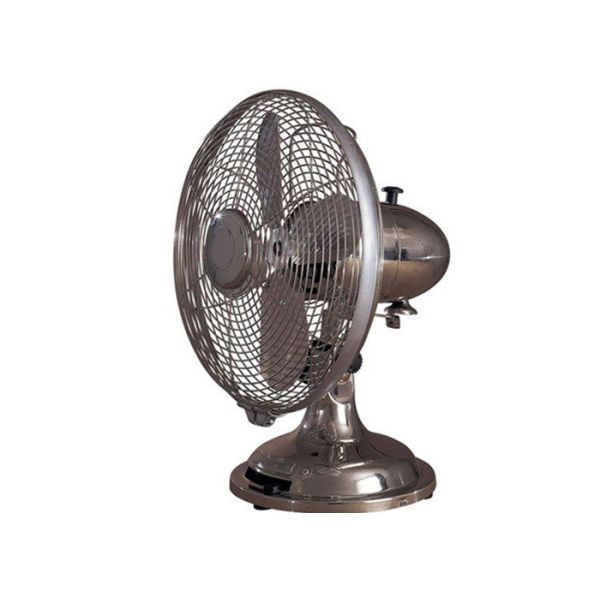 12 inch retro desk fan Metal Grill chrome copper wire 110V metal air cooling