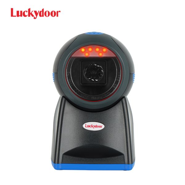 Lukcydoor L650 Auto CMOS Image Desktop 2D Barcode Scanner LED Light Source for