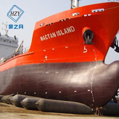 4-10 Layer Ship Launching Rubber Airbag , 0.05mpa Barge Launching Airbags