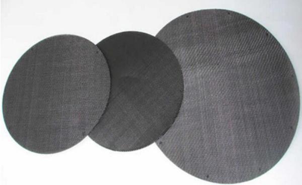 Industry Filtration Wire Mesh Filter Disc , Metal Mesh Screen 0.50x0.32mm