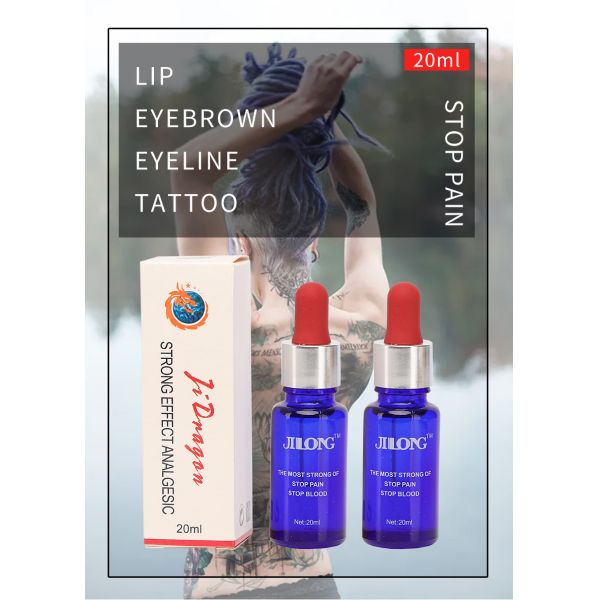 Golden Rose Microblading Tattoo Anesthetic Liquid For Semi-permanent Makeup Pain Relief 20ml/bottle