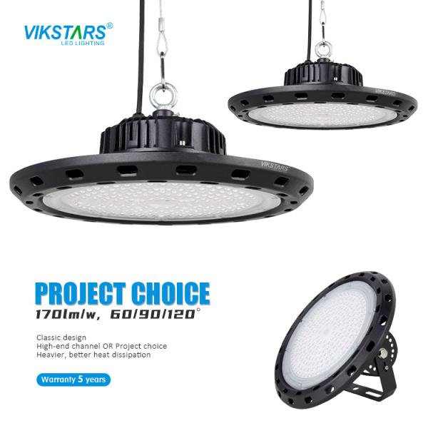 50w UFO High Bay Light For Warehouse 150lm/W 3000 4000 5000k Ip65 Waterproof