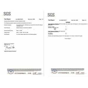 JINGZHOU HONGWANLE GARMENTS CO., LTD, Сертификации