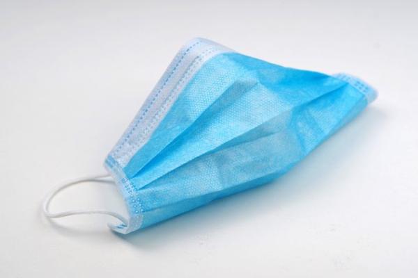 High Efficiency Custom Medical Mask , 3 Layer Non Woven Blue Surgical Mask