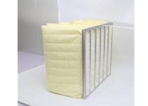 Bag Filter With Synthetic Fiber Low Initial Pressure Galvanized Steel Framework